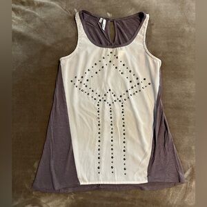Studio Y Studded Front Tank Top